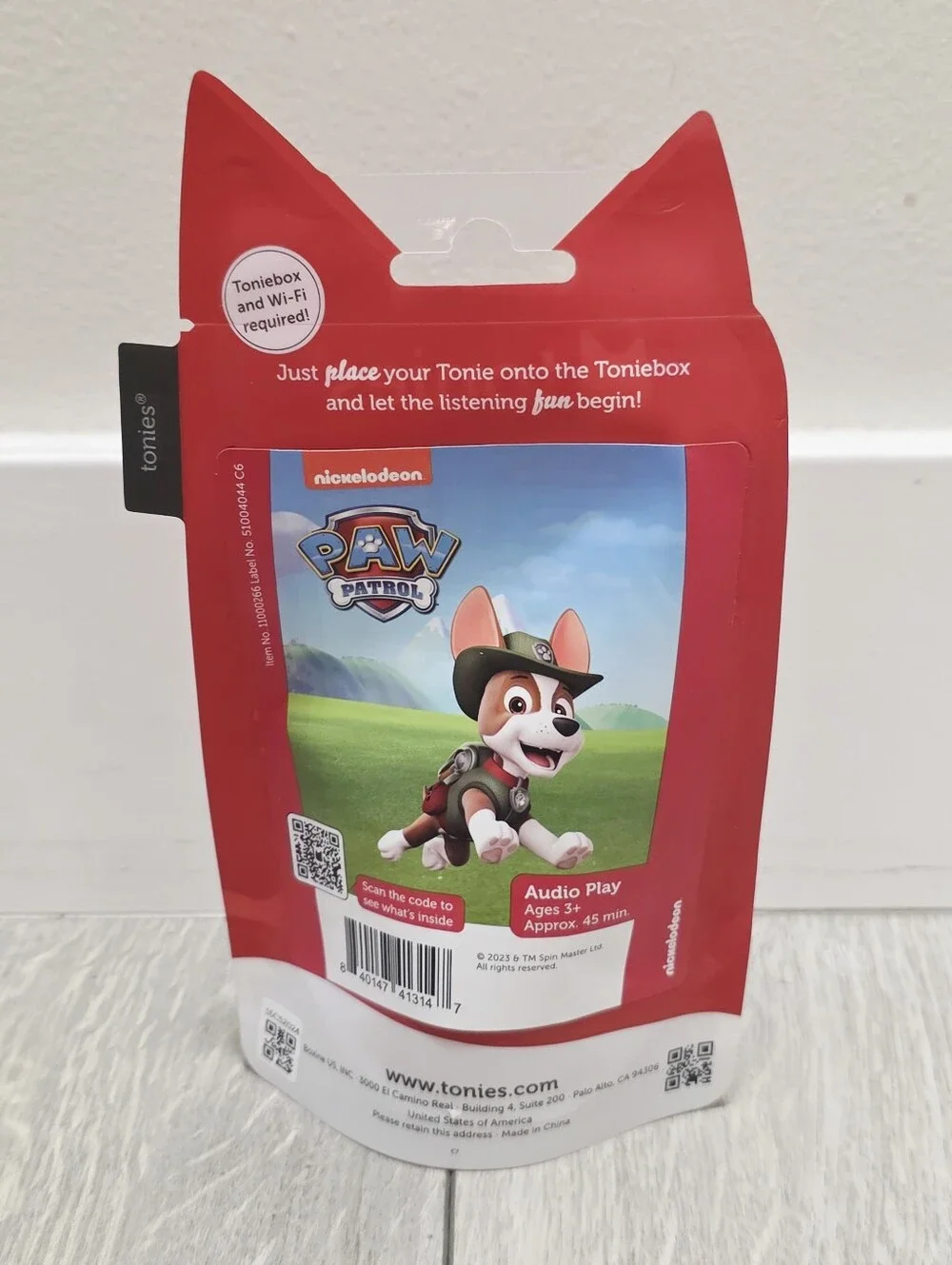 Tonies PAW Patrol Tracker Tonie for Toniebox